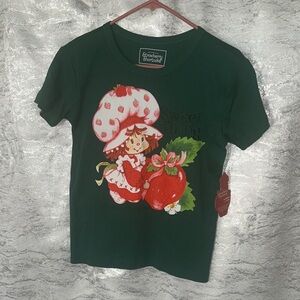Strawberry Shortcake Green Kids T-Shirt